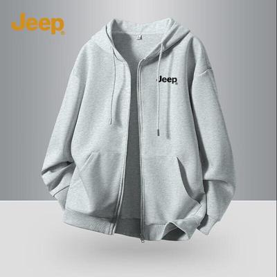 Men's American Retro Hooded Zipper Jacket