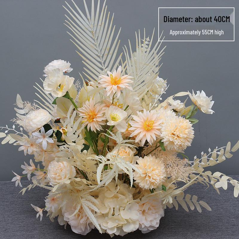 Elegant Silk Eucalyptus Floral Table Runner for Weddings