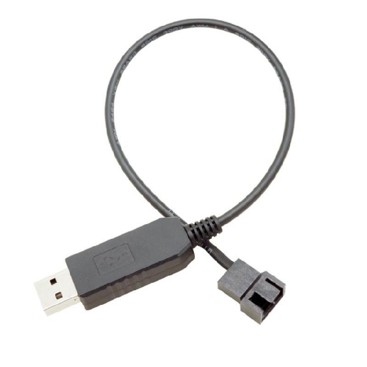 Кабель-адаптер питания USB для 4-контактного 5 В USB-вентилятора, кабель-адаптер с разъемом USB для 4-контактного вентилятора, кабель-разветвитель USB для 4-контактного кабеля 1