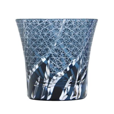 Kiriko Kiriko Glas, Kiriko Felsenglas, Holzkiste, Geschenk (Marine)