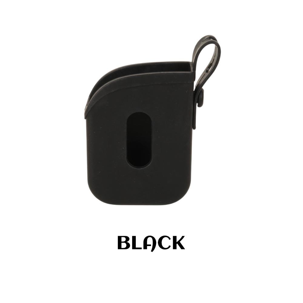 

Silicone Hand Sanitizer Spray Cover Shockproof With Adjustable Lanyard Sanitizing Spray Case Anti-Scratch Protective Case чорний