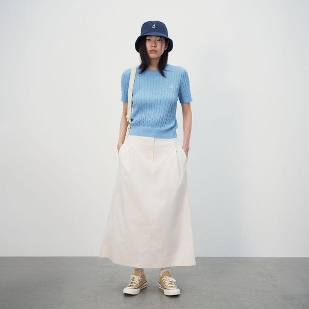 Kangol Women S Cable Knit Light Blue 1916 SS