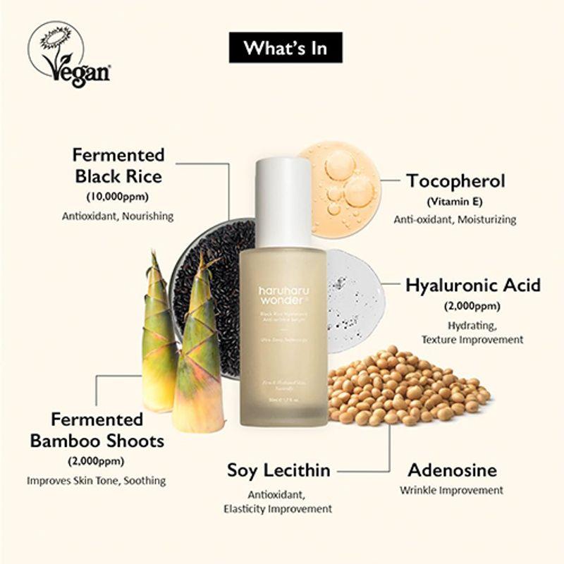[haruharu wonder] Black Rice Hyaluronic Anti-Wrinkle Serum 50ml