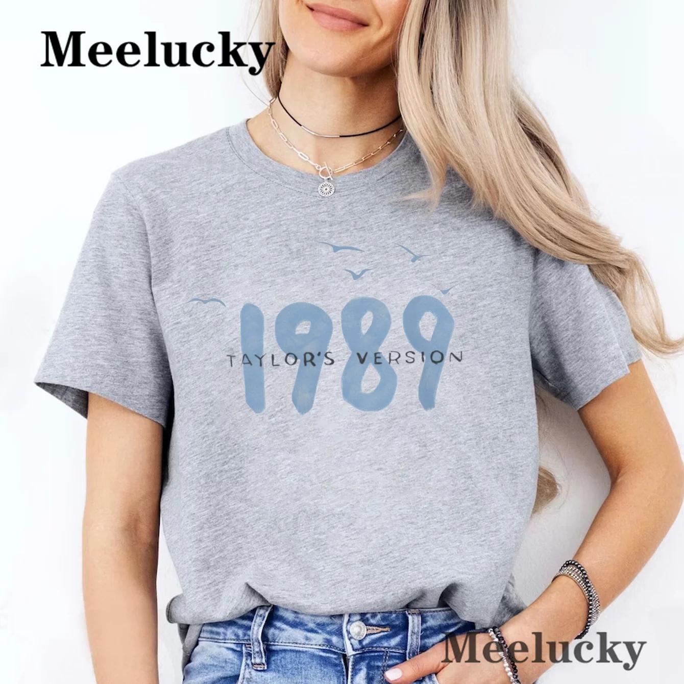 

Футболка с принтом Taylors Versiov 1989 Originele Streett-Shirts Creativiteit Повседневная футболка Футболка Harajuku S