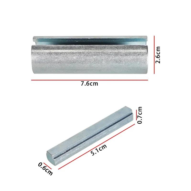 Durable 1-3/4'' Engine Pulley Crankshaft Sleeve Adapter Predator 3/16-1/4" with 1pcs Step Key Gas 5/8-3/4" Sliver LBJ-1024