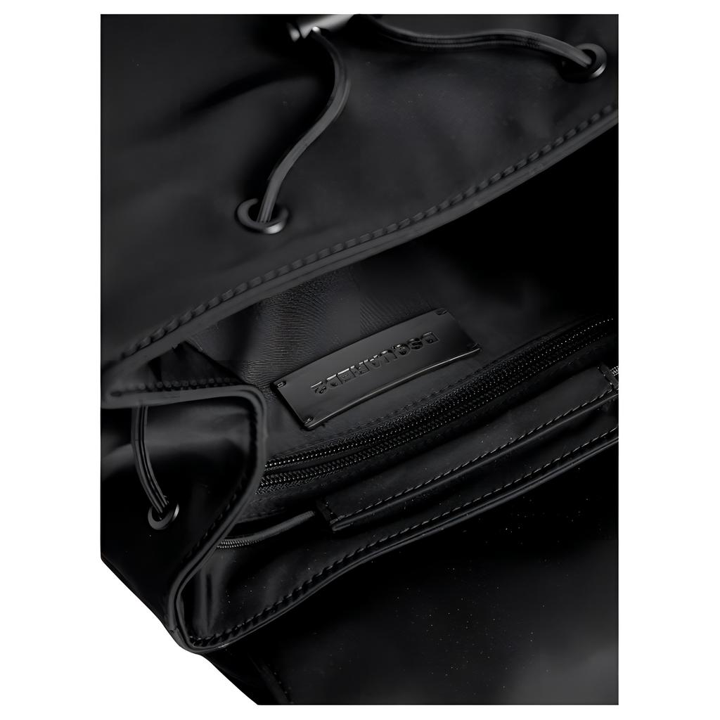 DSQUARED2 Printed Logo Nylon Backpack Women backpacks Black BPW003311708210M063