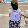Kindergarten Primary School Students Schoolbag Cartoon Cute Foreign Contrast Color Children'S Backpack Printed Children'S Bag