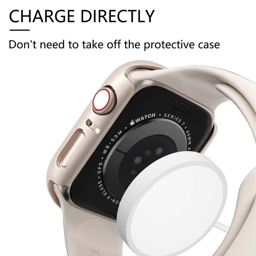 Tempered Glass+Cover For Apple Watch 11 10 46mm 42mm Ultra 3/2 49mm Screen Protector Case iWatch Series 9 8 7 6 5SE 45mm 44 40mm