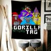 Gorilla Tag Cartoon Print Pattern Home Decor Tapestry, Wall Hanging, Decorative RV Wall Cloth.ZGT0914155