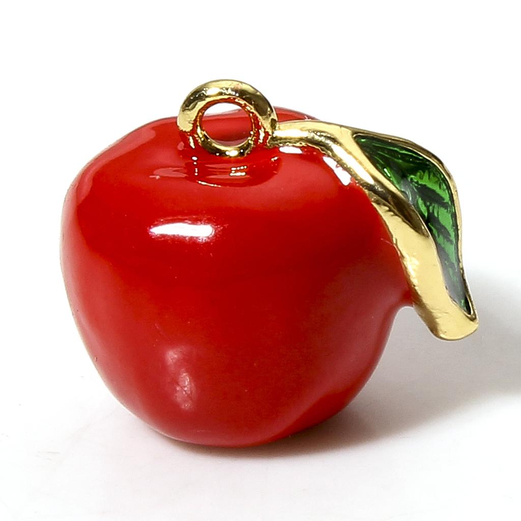1PC 3D Brass Charms Fruit Banana Watermelon Pendant 18K Gold Plated Strawberry Lemon Enamel Charms For Necklace Jewelry Making