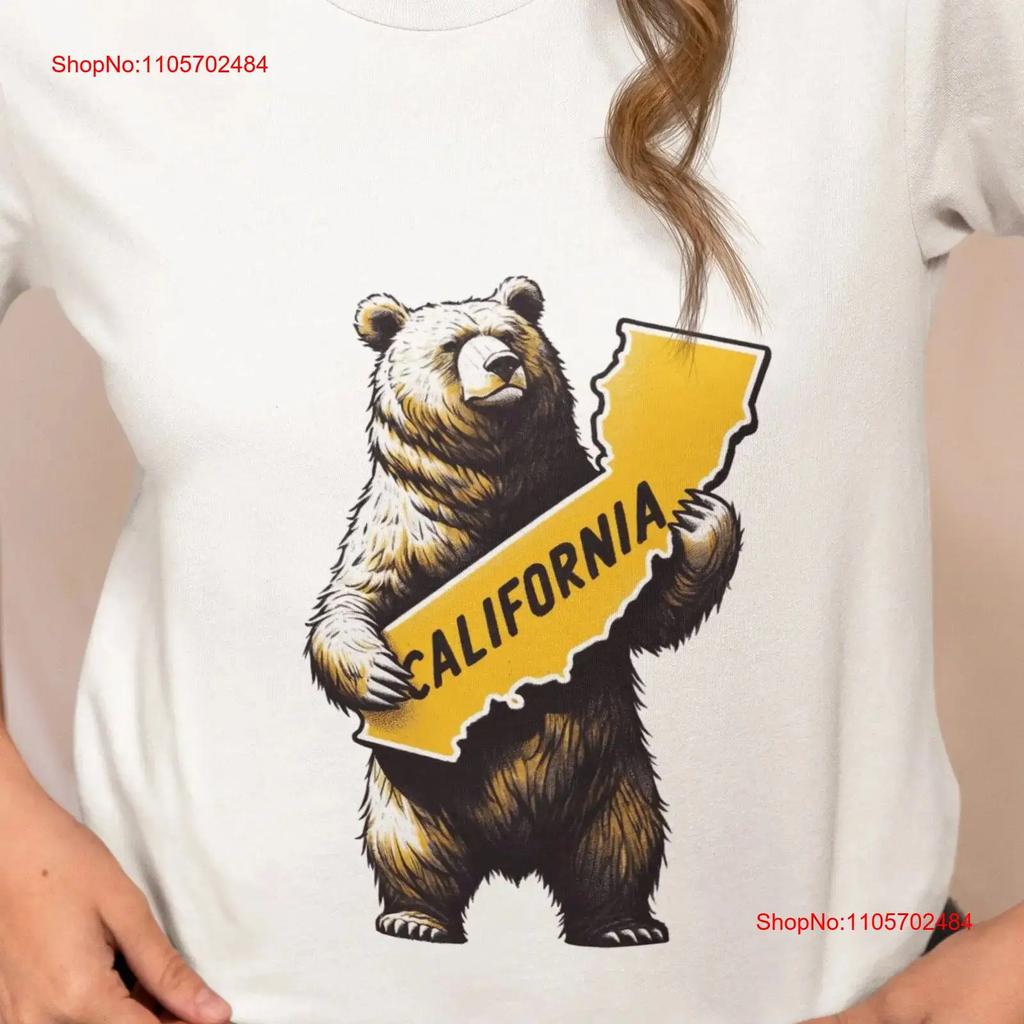 California Bear T Shirt Vintage Style Top Retro Cali Pride Casual Comfort Wear Outdoor Apparel Idea vintage Washed fashion