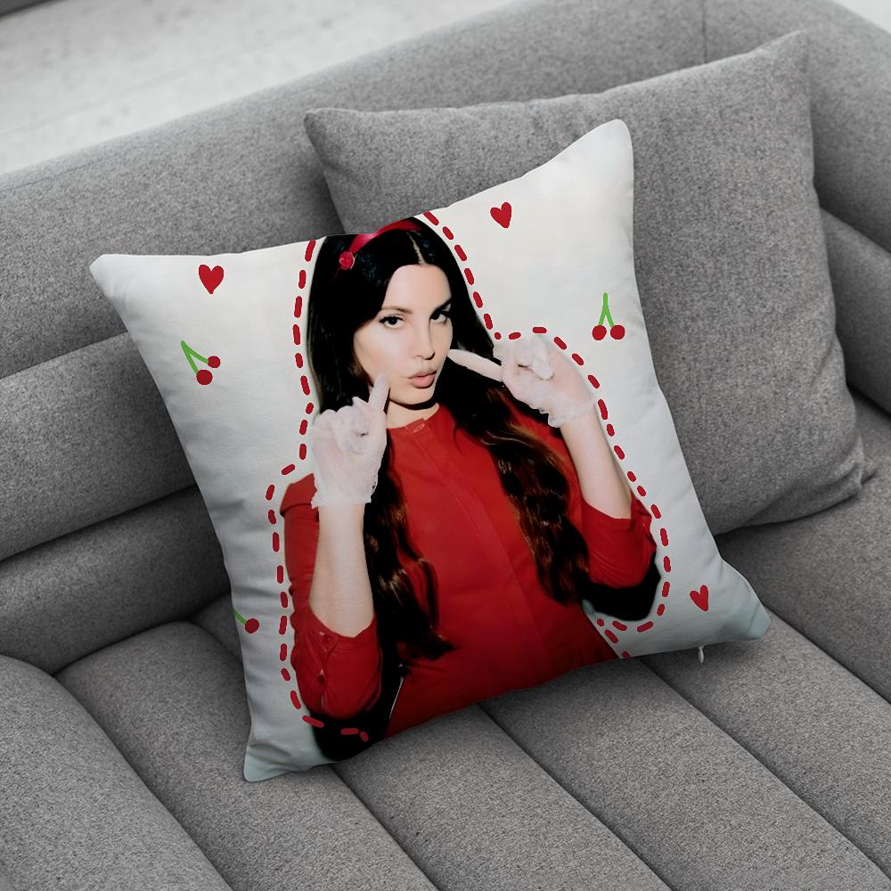 Singer LLana Del Rey Pillow Case Soft Cushion Cases for Farmhouse Sofa Decor Home Decorations and Protector