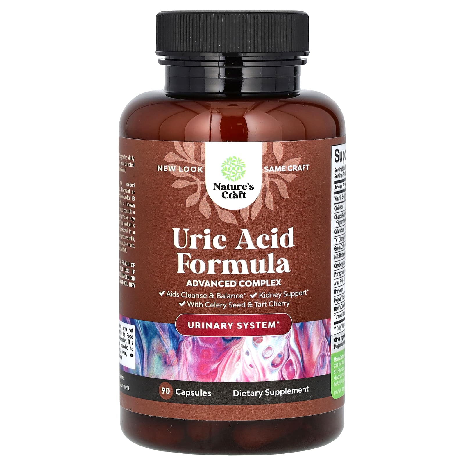 

Nature S Craft, Uric Acid Formula, 90 Capsules