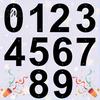 Wall Mount Address Number 3D House for Outside, Modern 0-9 Floating Numbers, Outdoor Mounted Numbers Weather-proof Metal Sign Door, Mailbox,