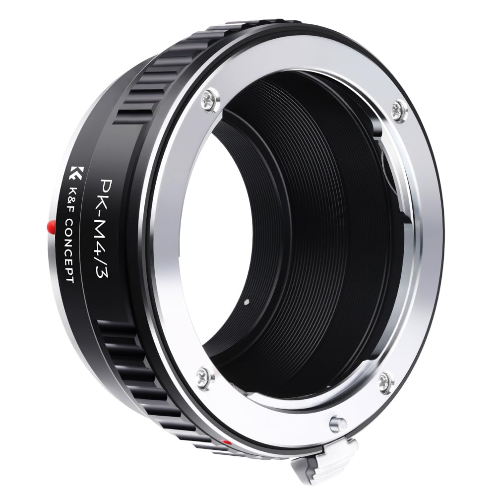CONCEPT Mount Adapter for Pentax K PK Lenses to Micro Lens Mount Adapter for Infinity Direct from the K&F 4/3 Cameras. High-Precision Focus.