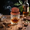 Kit Ahumador de Cócteles con Soplete, Cuchara, Moldes para Hielo en Cubos, Kit de Bebida Old Fashioned con Ahumador de Whiskey Bourbon, Regalos para Hombres