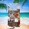 Zootopia Beach Towel Microfiber Bath Towel Kids Cartoon Week Judy Nick Quick Dry Towel