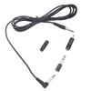 3m 6.35mm Straight to Right Angle Plug Guitar Audio Cable Line with 3
