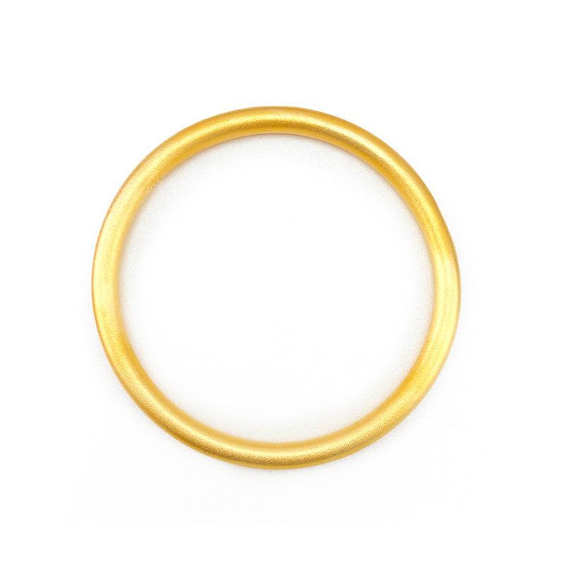 Vietnamesisches Sandgold Erbe Lotus Armband mit Imitation Gold Schlichtem Ring