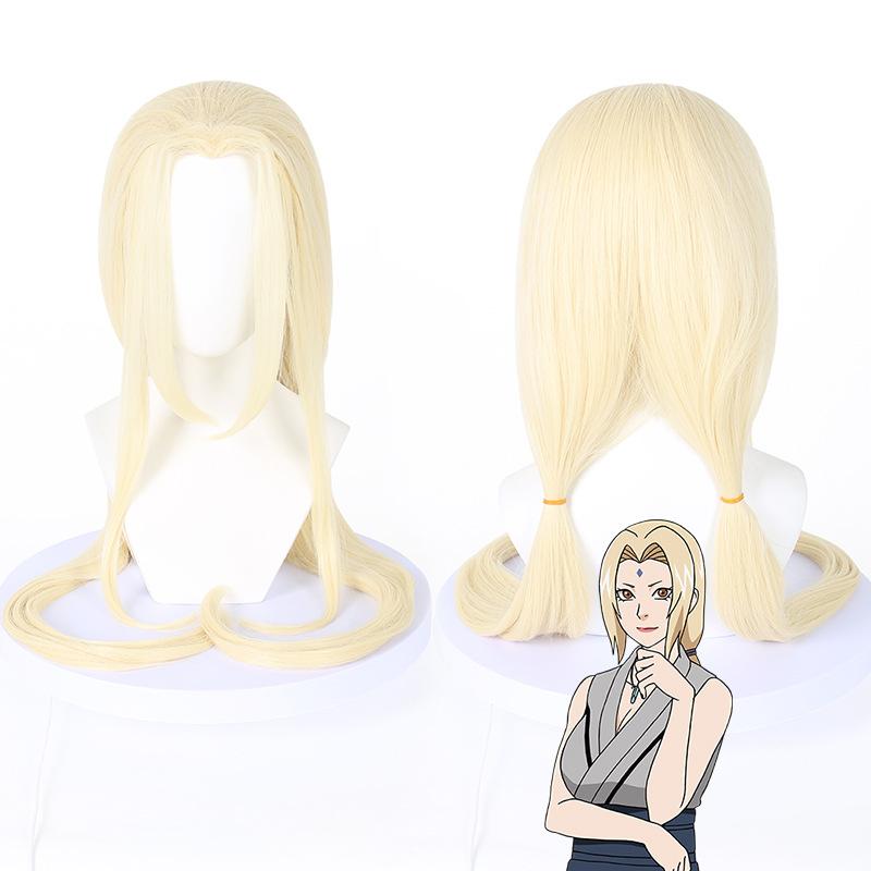 

Tsunade Cosplay Costume Anime Cartoon Girls Women Kimono Christmas wig Halloween Carnival Suit XL&Spell Battle