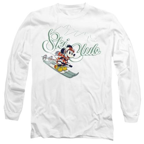 Disney Unisex Adult Ski Club Minnie Mouse T-Shirt