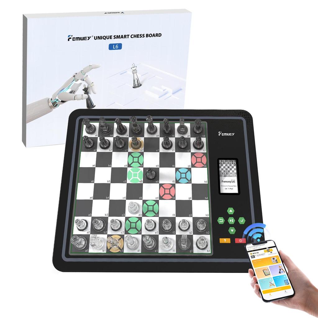 Cumpără Set Electronic de Șah Adaptiv AI Joc și Aplicație cu Tablă