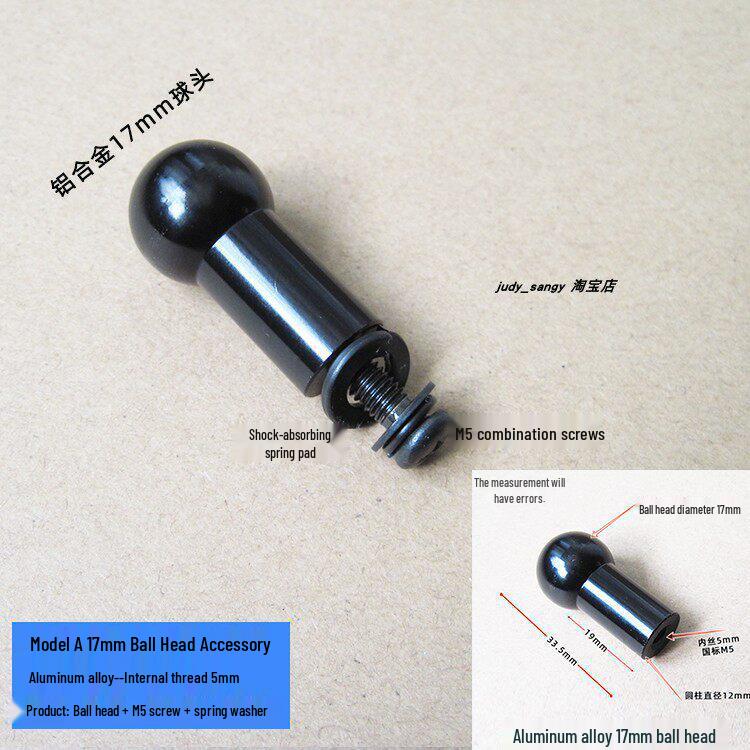 

Shockproof All-Metal Truck Phone Mount with 17 Ball Head