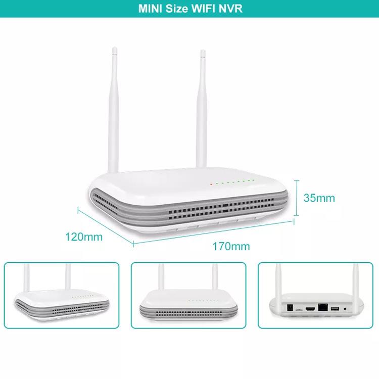 iCSee 4-Way WiFi NVR Surveillance Kit: Outdoor HD Bullet & Dome Cameras, Night Vision, Full-Color Monitoring