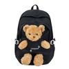 School Bag Cute Cartoon Casual School Bag Plush Doll Backpack Girls Junior High School Students High School Students Travel Backpack