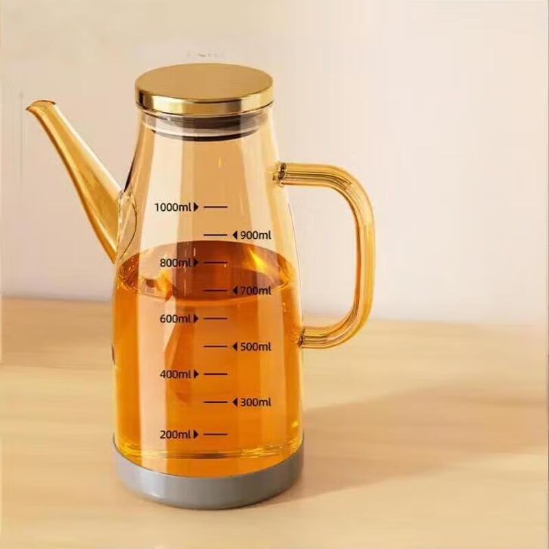 RuHan Glass Oil and Vinegar Dispenser 3-Piece Set