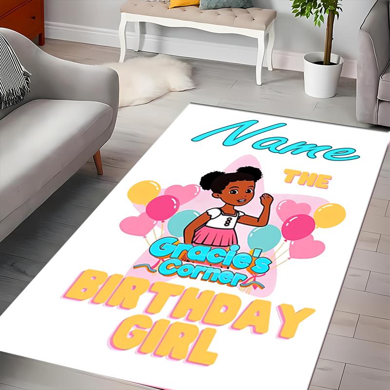 Custom personalization Gracies Corner Area Rug - Perfect For Kitchen, Bathroom,Laundry Room Decor Large Size Available,Gift All Seasons