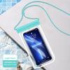 Clamshell Touch Screen Waterproof Phone Bag TPU Transparent Phone Diving Case Hanging Neck Phone Waterproof Protective Cover