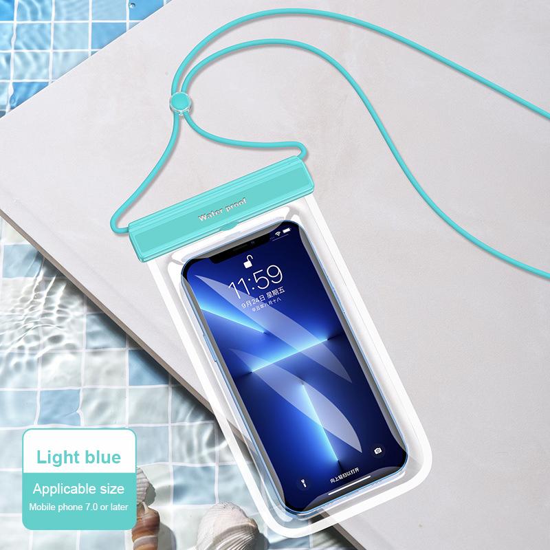 Clamshell Touch Screen Waterproof Phone Bag TPU Transparent Phone Diving Case Hanging Neck Phone Waterproof Protective Cover