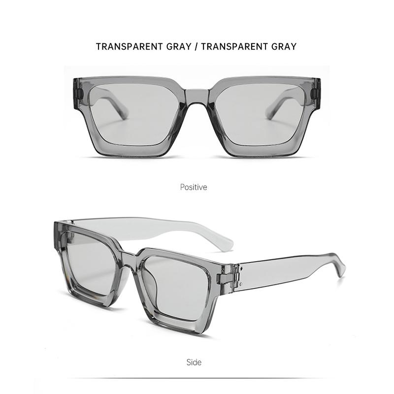 Klassisk Firkantet Innfatning Dame Full Innfatning Solbeskyttelsesbriller For Menn Hverdagsskygger Brilletilbehør Gave