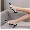 Spring and Autumn New Color Matching Chinese Style Single Shoes Women's Pointed Head Light Mouth Stiletto High Heel Fashion Banquet Shoes