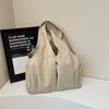 Handbag Lightweight Large Capacity Shoulder Bag Travel Bag Solid Color Tote Bag