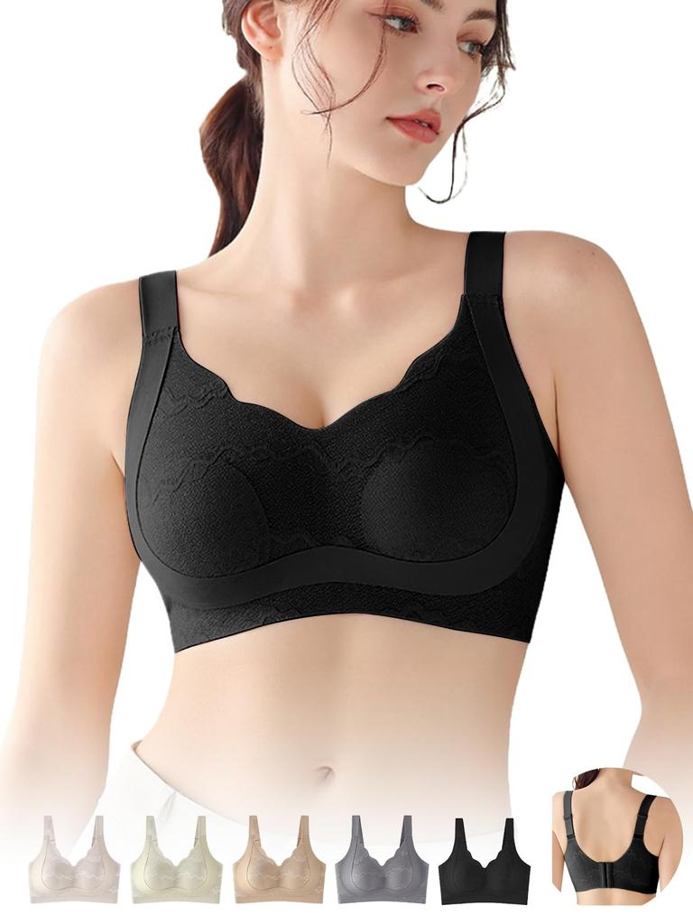 Smaller looking bra that makes your breasts look lace bra 2 improved rabbit ear no sagging breast correction high side reduces slimming strong night