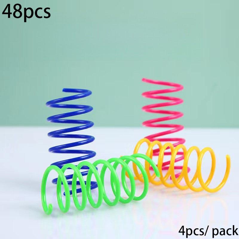

Kitten Coil Spiral Springs Cat Toys Interactive Gauge Cat Spring Toy Colorful Springs Cat Pet Toy Pet Products