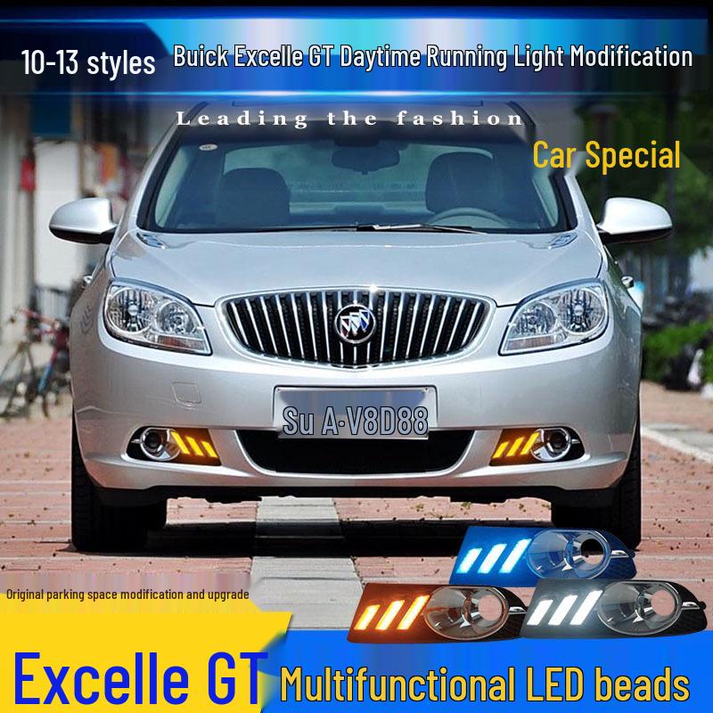LED Daytime Running & Front Fog Lights for 2010-2013 Buick Excelle GT