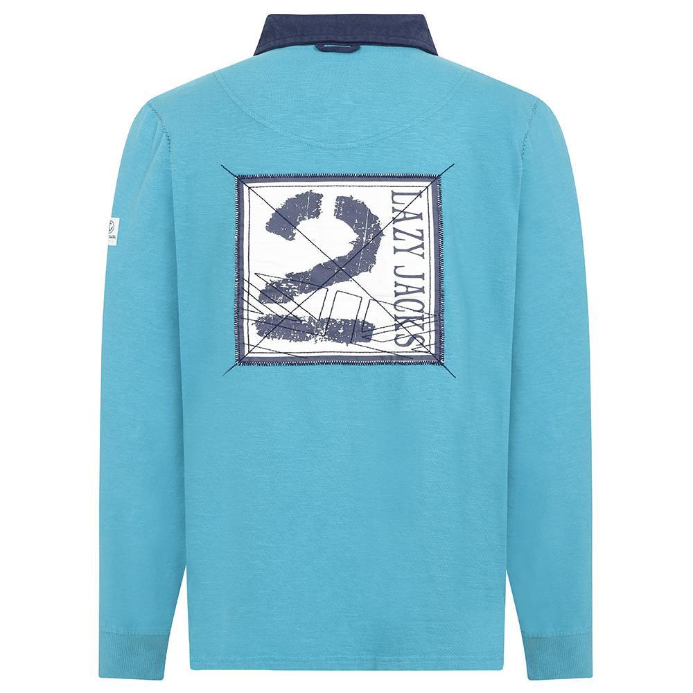 Lazy Jacks Mens Contrast Collar Rugby Shirt