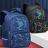 Boys’ Primary School Backpack, Large Capacity, Lightweight, Double Shoulder, Pressure Relief, Lumbar Support, Wear-Resistant, Waterproof, Grades 1-6