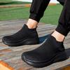 TUINANLE Sneakers per Coppia Punta Larga Rete Traspirante Leggere Scarpe da Passeggio Nere Vestibilità Comoda Tutto il Giorno