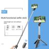 INRAM-L02 Bezdrôtový Bluetooth selfie tyč s mini statívom Skladacia selfie tyč s diaľkovým ovládaním pre telefón Akčnú kameru iPhone