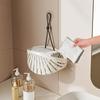 Sponge Holder For Sink Sink Basket For Sponges In Shell Shape Kitchen Sink Shelf With Lanyard Soap Sponge Drain Rack For