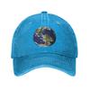 The Planet Earth - Our Blue Marble (North and South America) 1 Denim Fabric Cap Baseball Caps Hat Summer Unisex Baseball Hats