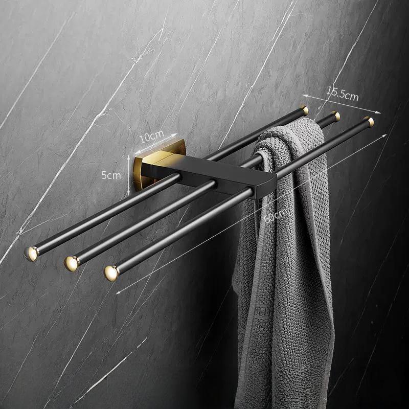 Brass Bathroom Accessories Brushed Gold Bathroom Shelf,Towel Rack,Towel Hanger Paper holder,Toilet Brush Holder Bath Hardware