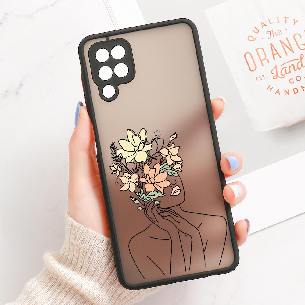 

Жесткий матовый чехол для телефона Samsung Galaxy S24 Ultra S23 FE S22 S21 S20 FE A55 5G A54 A53 A52 A35 A34 A33 A14 A13 A32 Чехол Fundas A35 5G