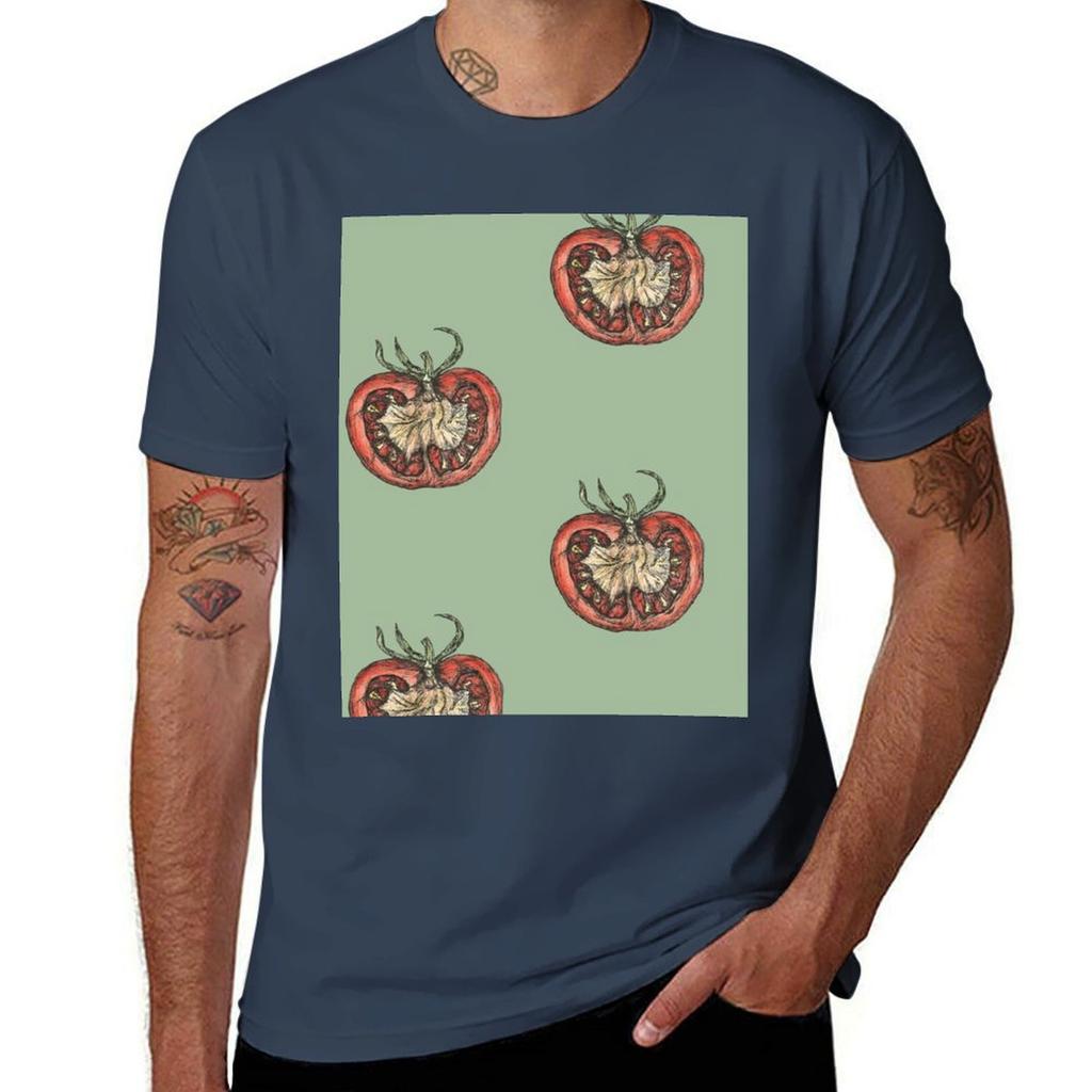 Tomato TShirt Fashion Letter Print TShirt