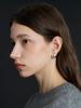 Love Me Monster Pure Chic Ball Earrings M_Sv (L233Mer050)