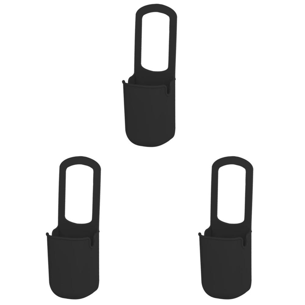 

#L Силиконовый держатель для стакана, универсальный держатель для бутылок для коляски, велосипеда (черный